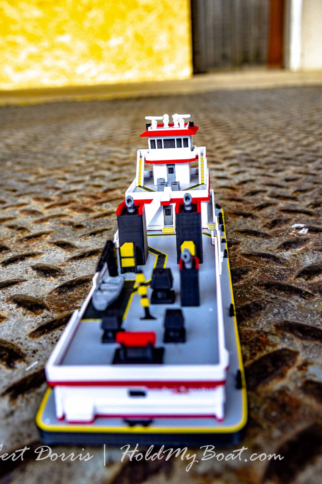 M/V John Paul Eckstein / Marquette Veteran & M/V Ray A. Eckstein Towboat Model