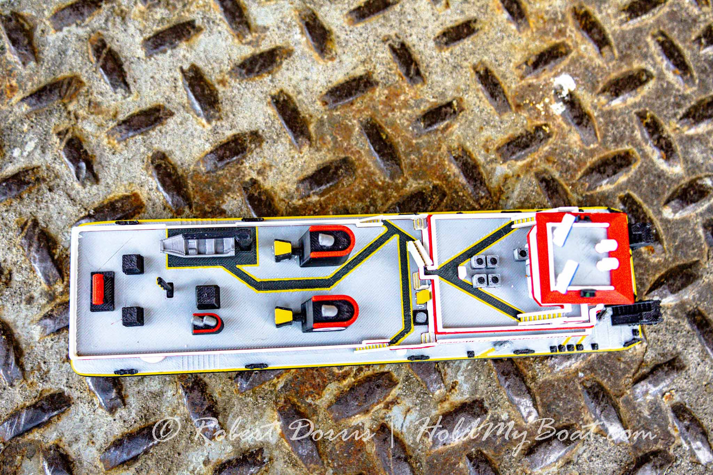 M/V John Paul Eckstein / Marquette Veteran & M/V Ray A. Eckstein Towboat Model