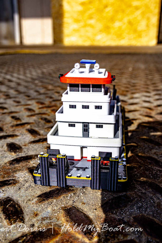 M/V David L Fields Towboat Model