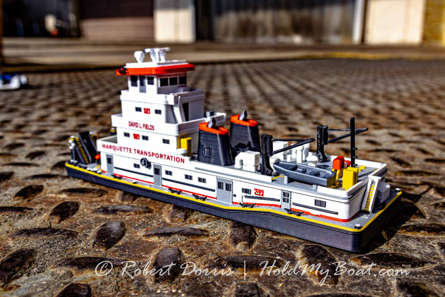 M/V David L Fields Towboat Model