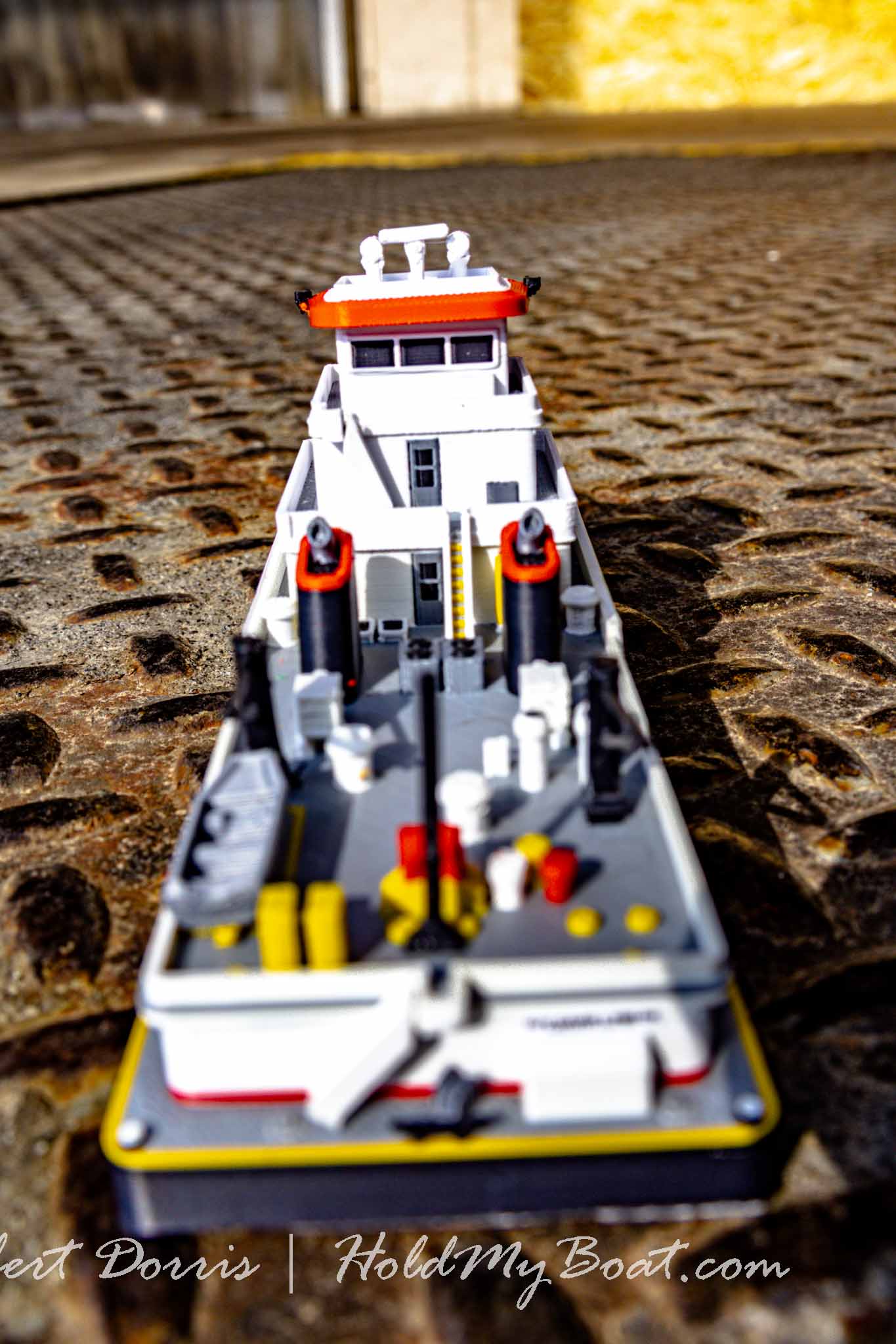 M/V David L Fields Towboat Model