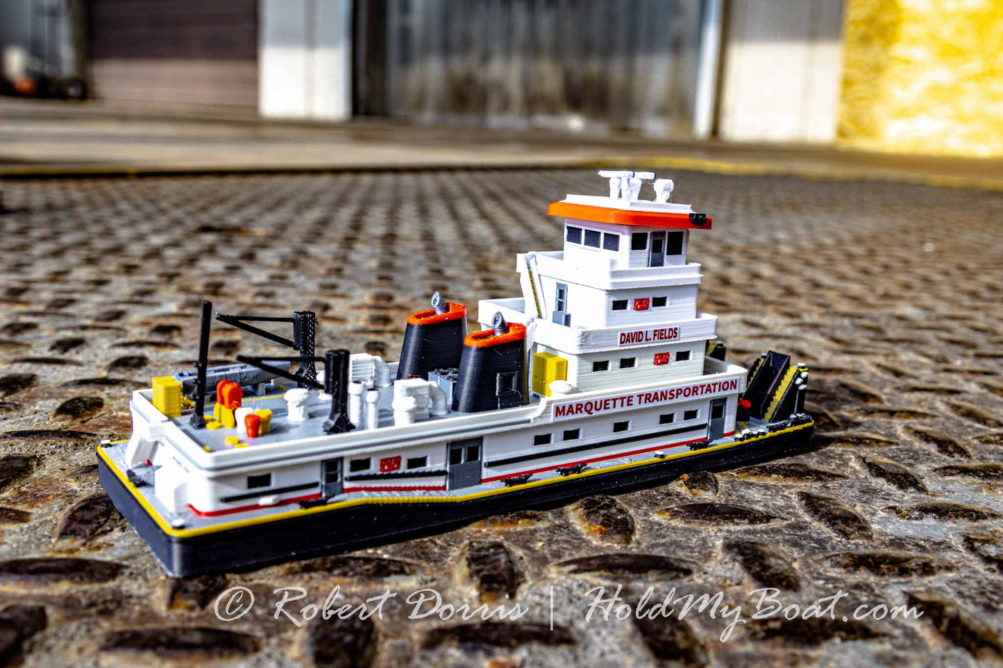 M/V David L Fields Towboat Model
