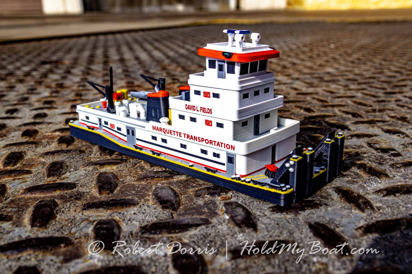 M/V David L Fields Towboat Model