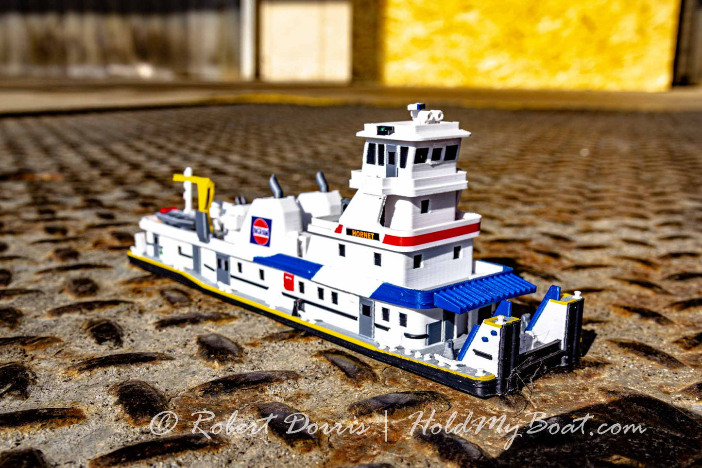 M/V Hornet / Brian Rafferty / John F Secrest Halter Marine Towboat Model