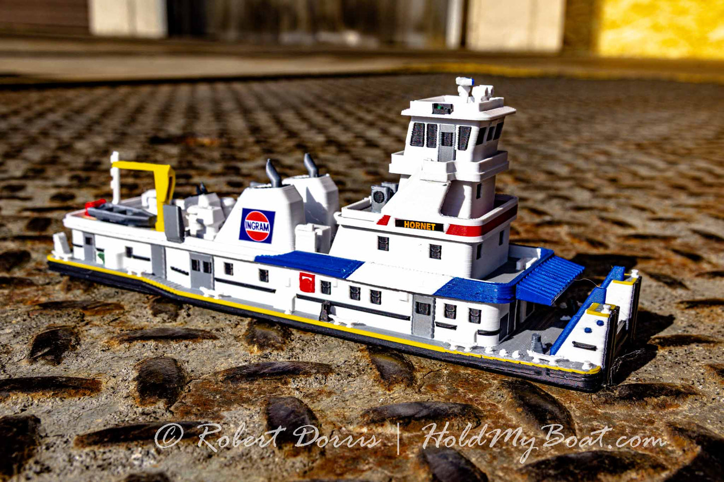 M/V Hornet / Brian Rafferty / John F Secrest Halter Marine Towboat Model