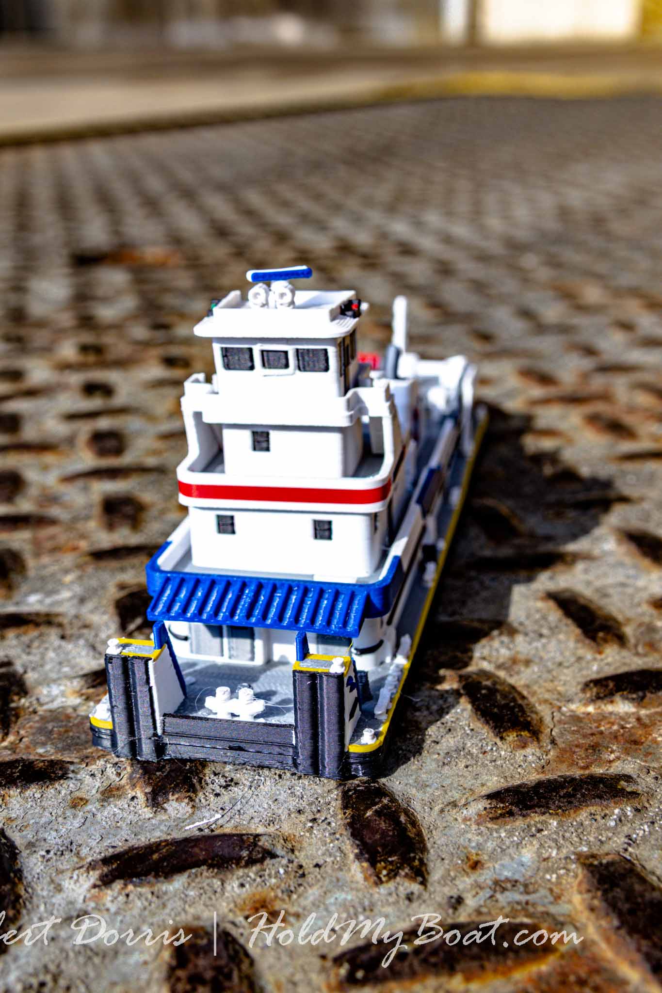 M/V Hornet / Brian Rafferty / John F Secrest Halter Marine Towboat Model