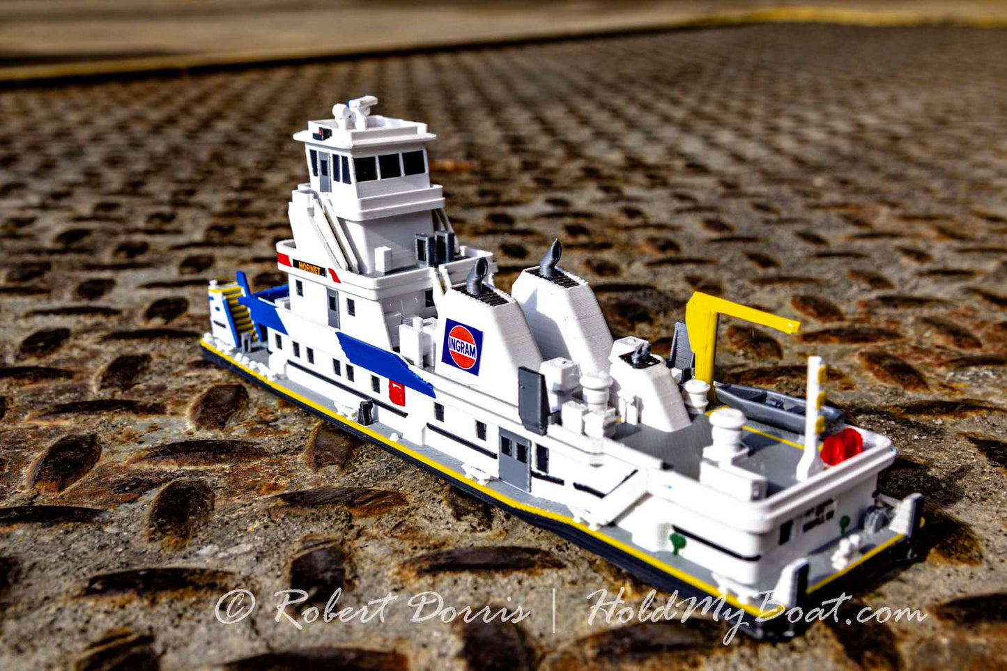 M/V Hornet / Brian Rafferty / John F Secrest Halter Marine Towboat Model