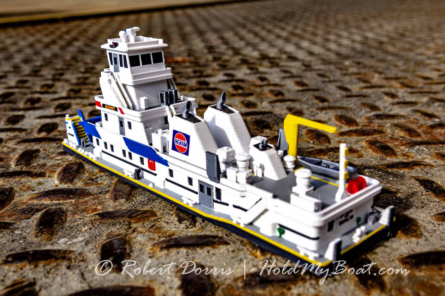 M/V Hornet / Brian Rafferty / John F Secrest Halter Marine Towboat Model