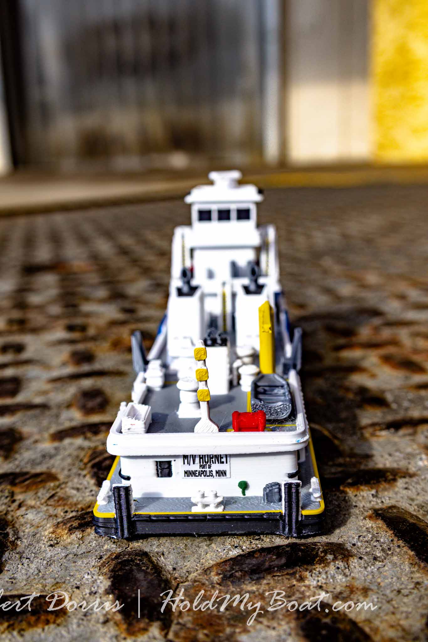 M/V Hornet / Brian Rafferty / John F Secrest Halter Marine Towboat Model