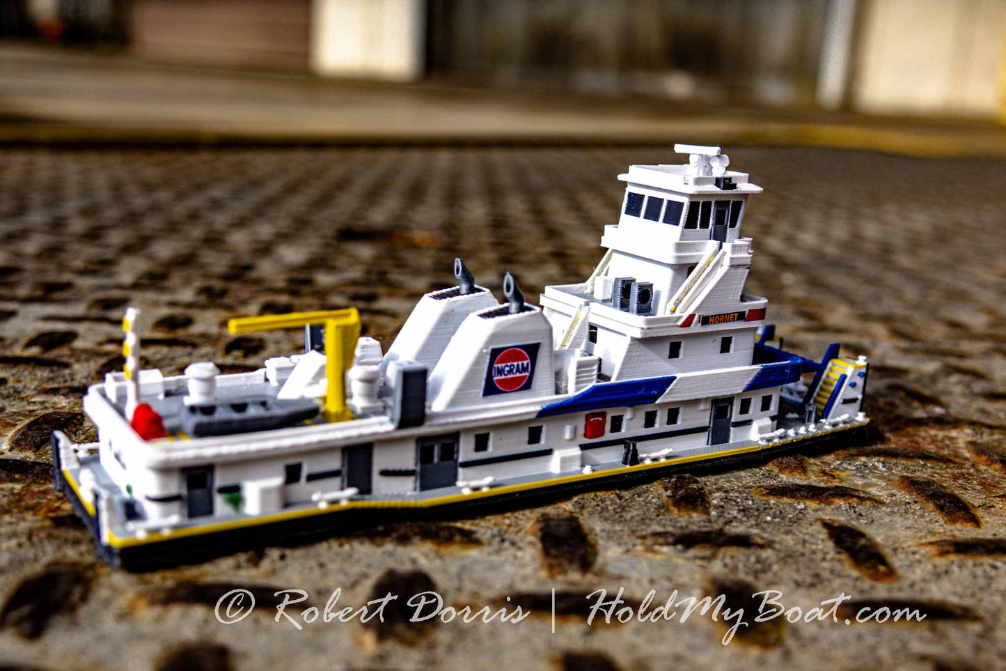 M/V Hornet / Brian Rafferty / John F Secrest Halter Marine Towboat Model
