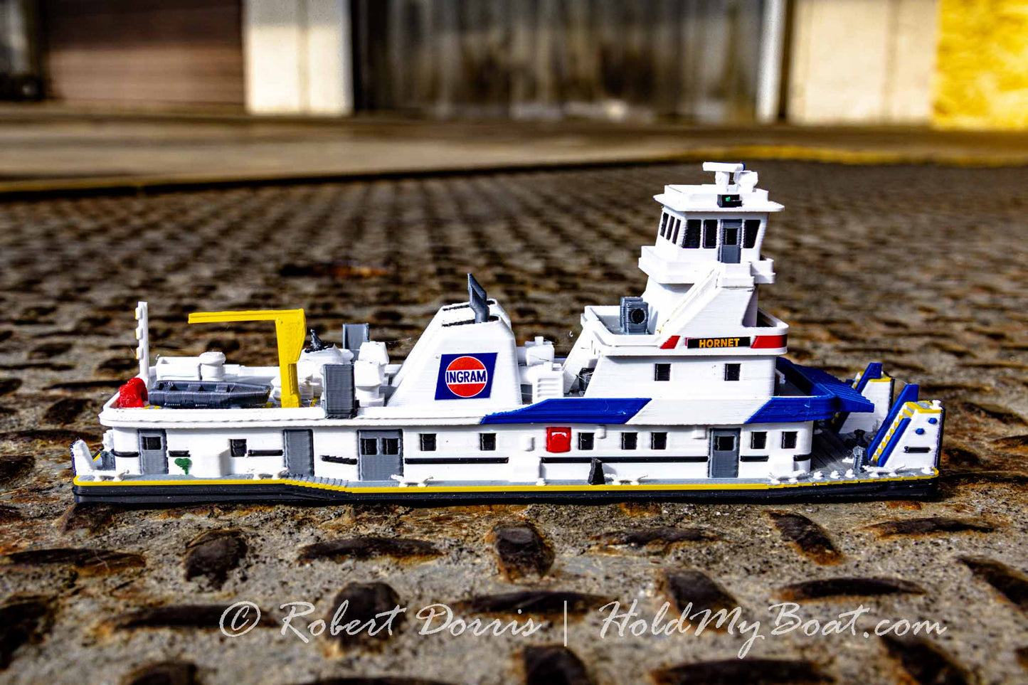 M/V Hornet / Brian Rafferty / John F Secrest Halter Marine Towboat Model