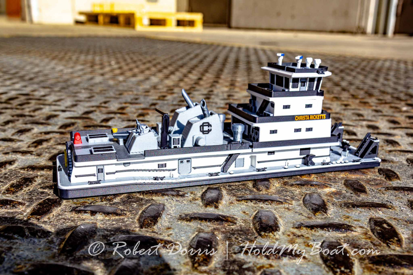 M/V Alice & M/V Christa Ricketts Towboat Model