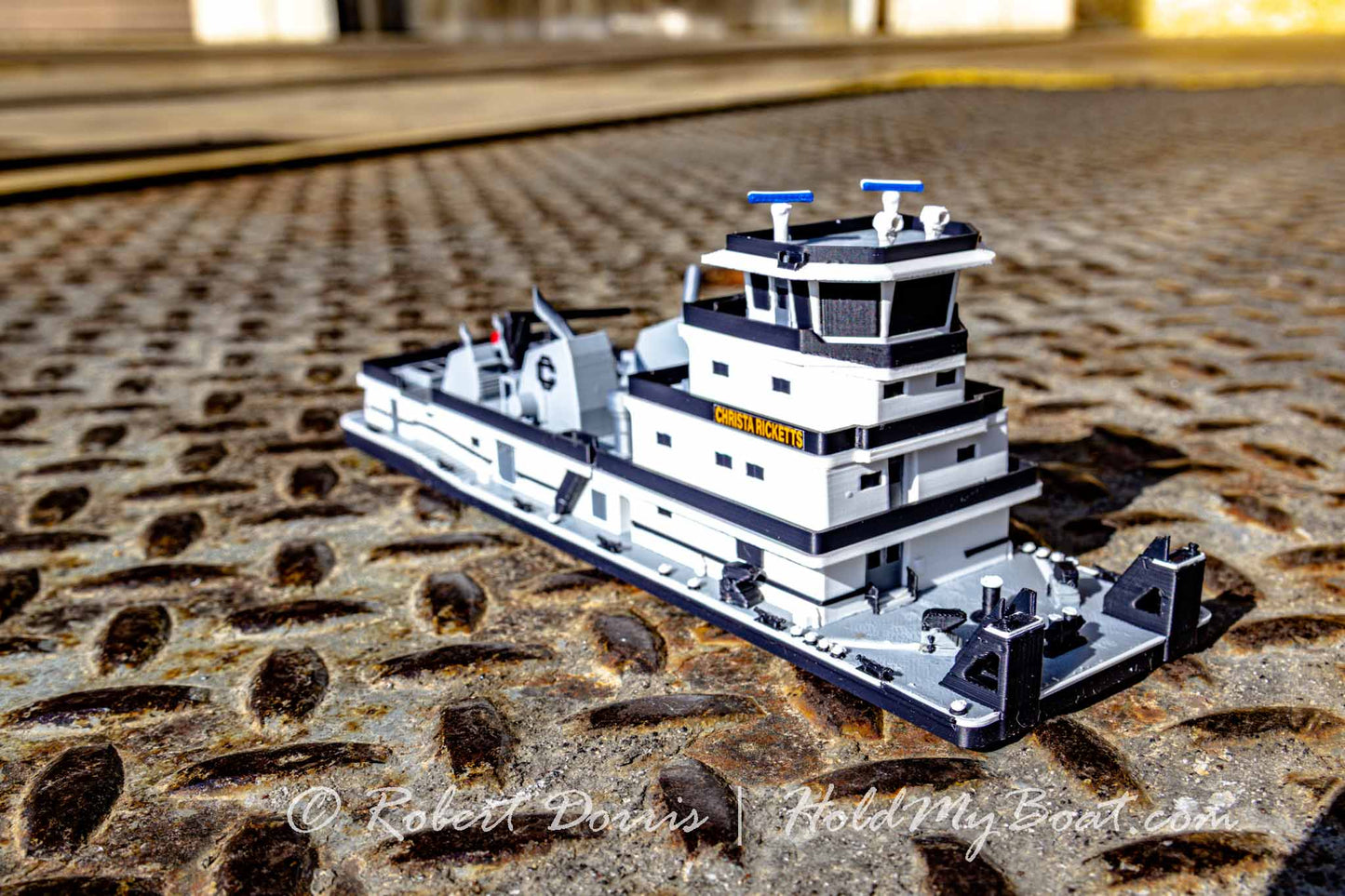 M/V Alice & M/V Christa Ricketts Towboat Model