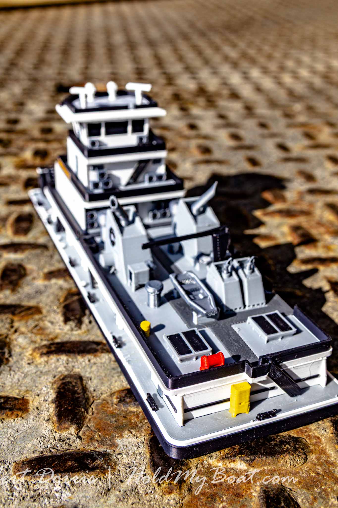 M/V Alice & M/V Christa Ricketts Towboat Model