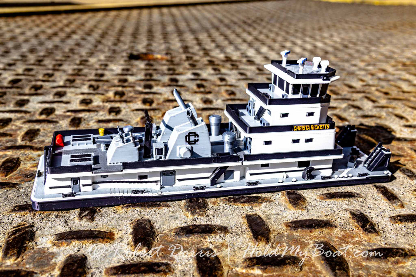 M/V Alice & M/V Christa Ricketts Towboat Model