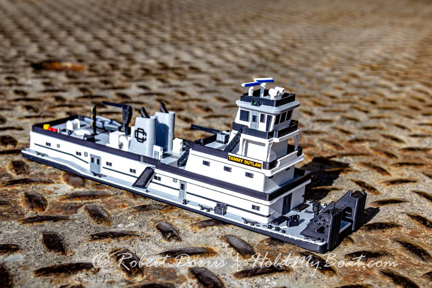 M/V Tammy Outlaw Towboat Model