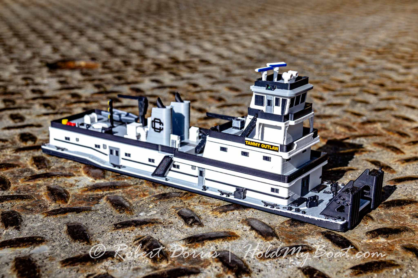 M/V Tammy Outlaw Towboat Model