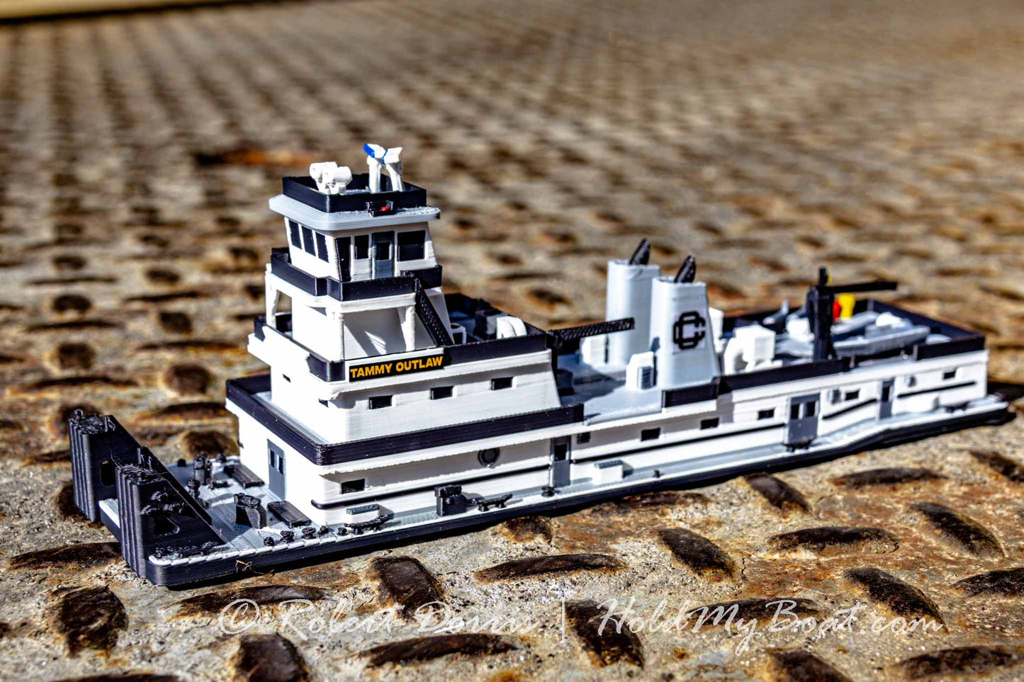 M/V Tammy Outlaw Towboat Model