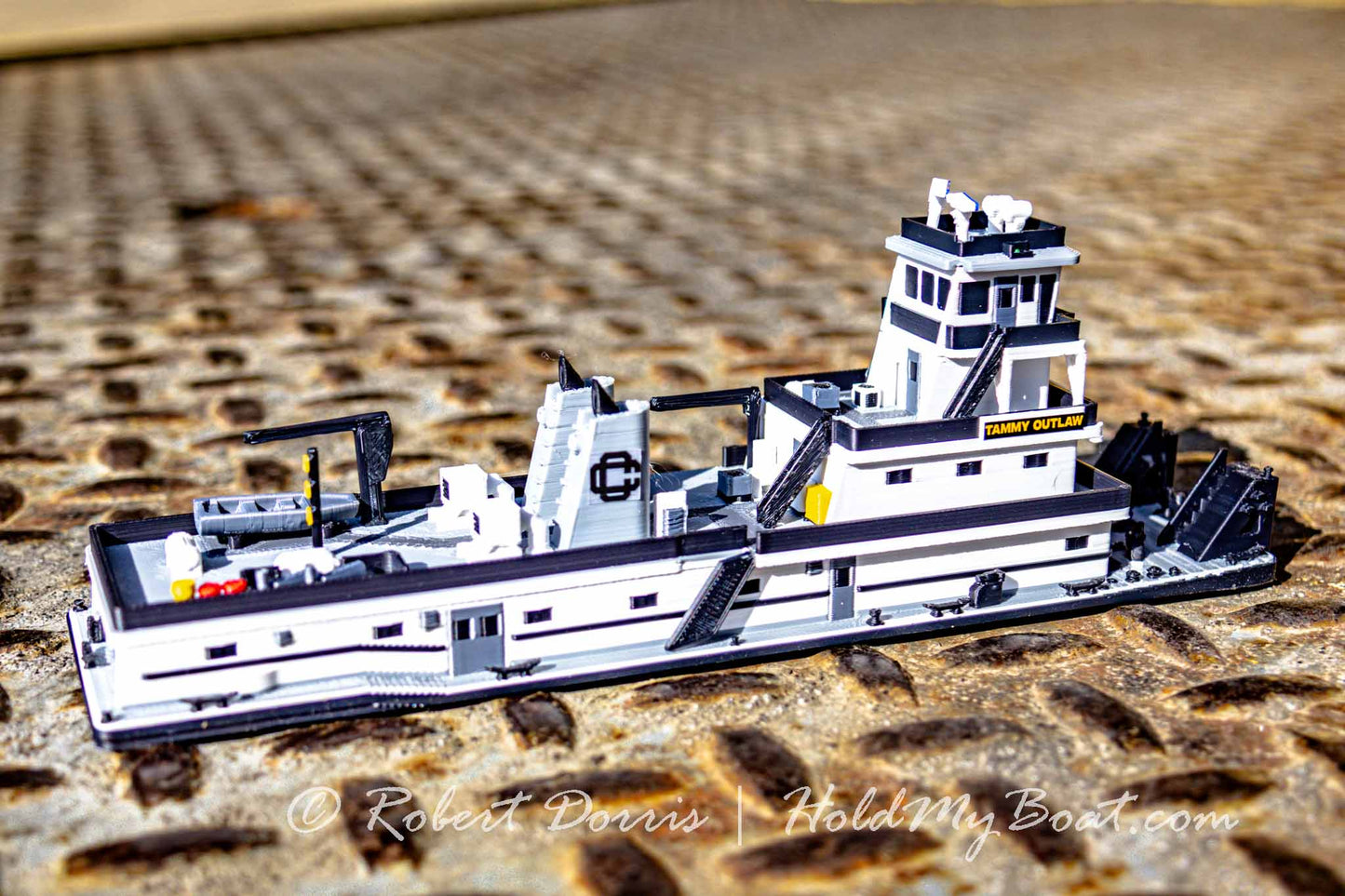 M/V Tammy Outlaw Towboat Model