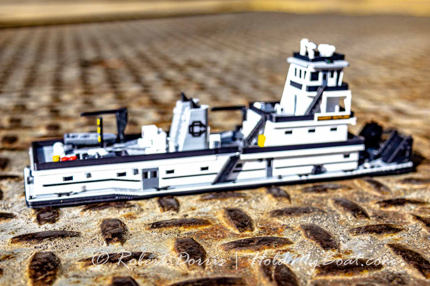 M/V Tammy Outlaw Towboat Model