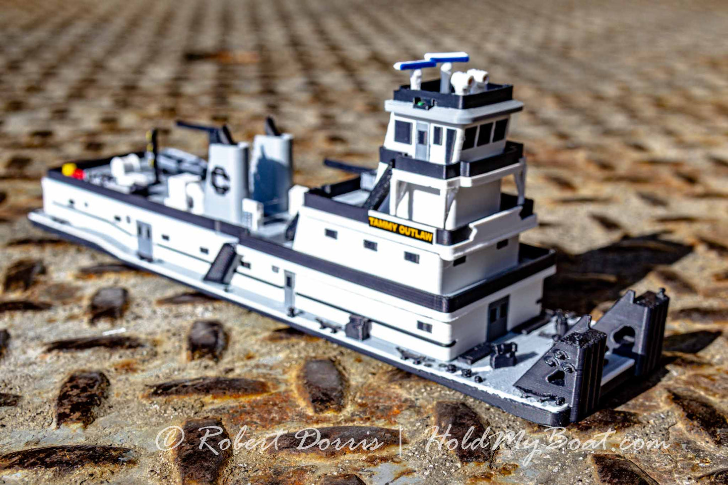 M/V Tammy Outlaw Towboat Model