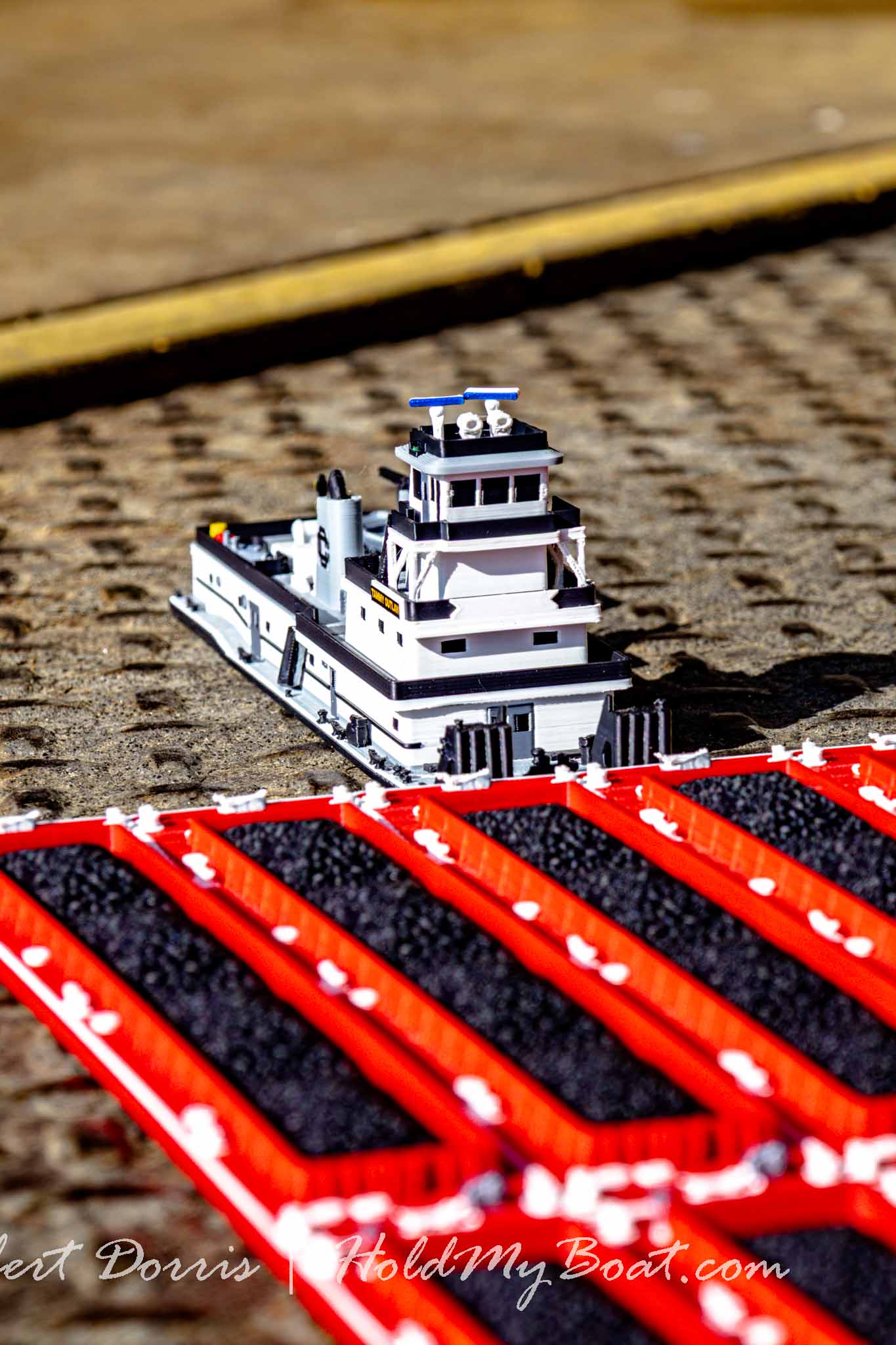 M/V Tammy Outlaw Towboat Model