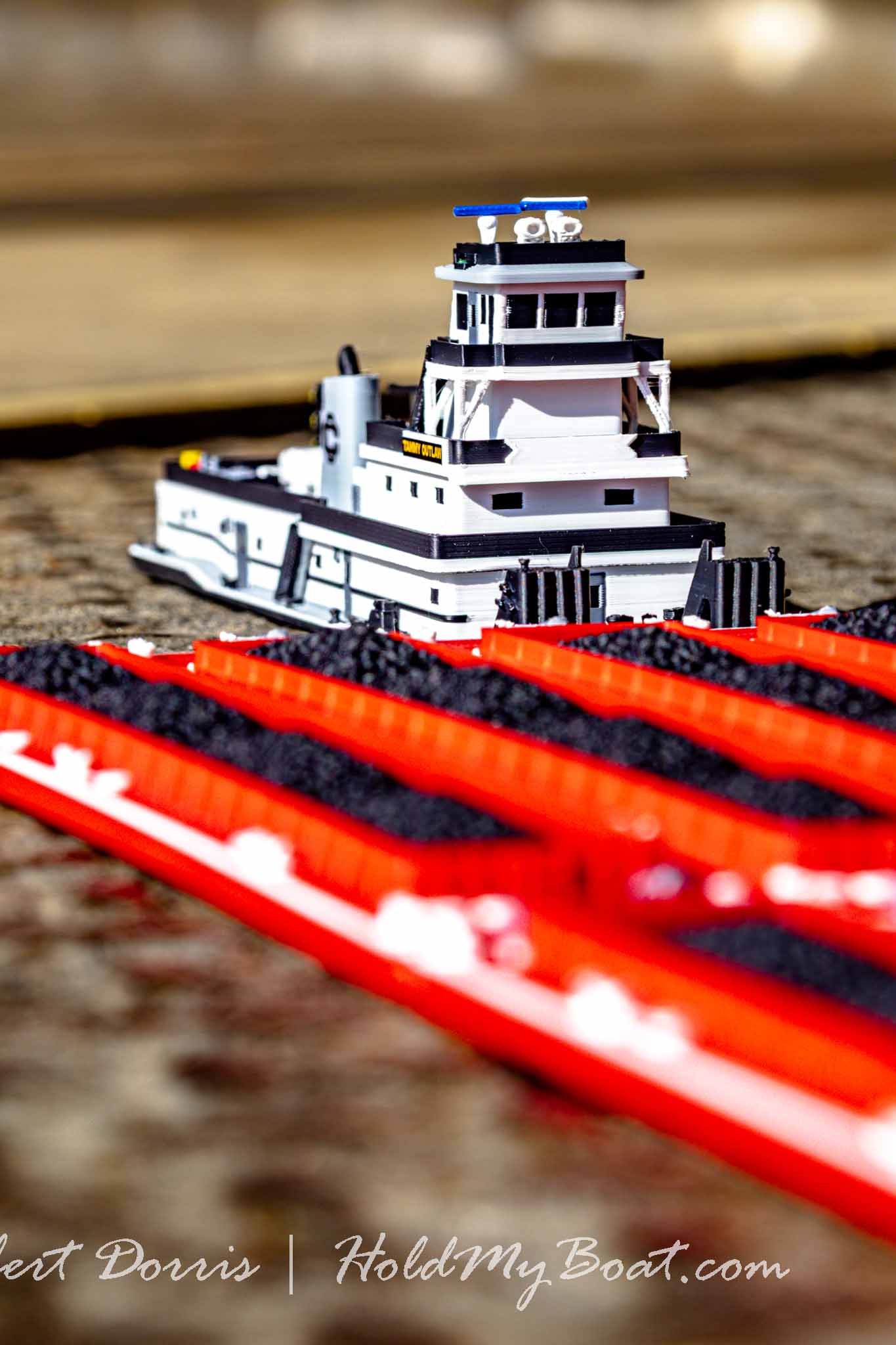 M/V Tammy Outlaw Towboat Model
