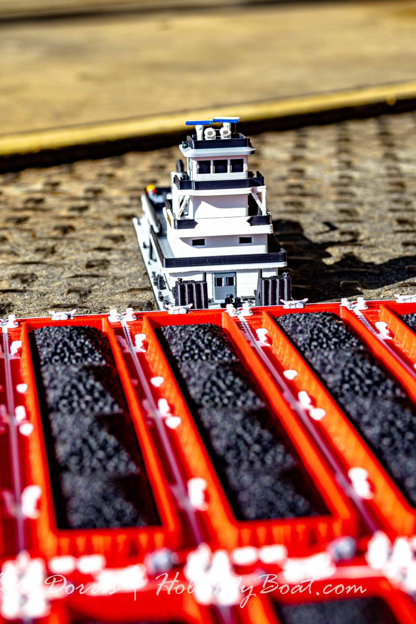 M/V Tammy Outlaw Towboat Model