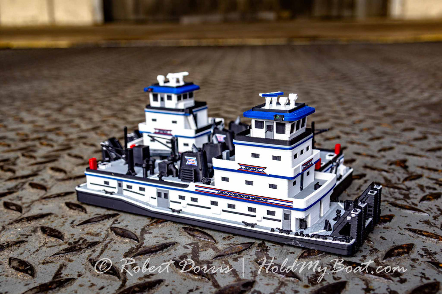 M/V Jeffboat Towboat Model