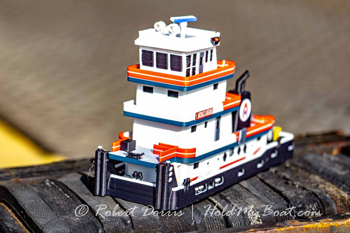 M/V Monica Means Towboat Model