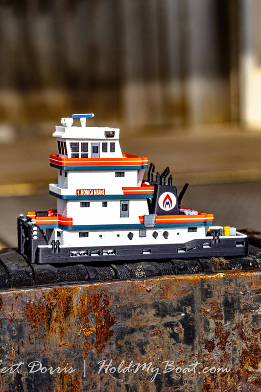 M/V Monica Means Towboat Model