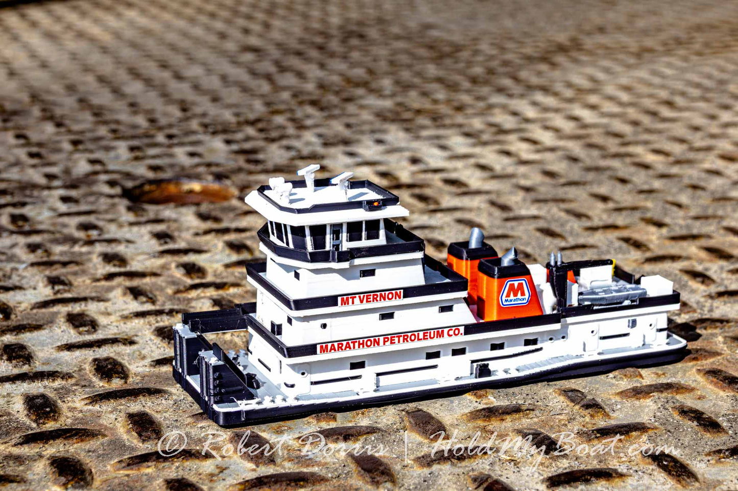 MV Mt Vernon Towboat Model