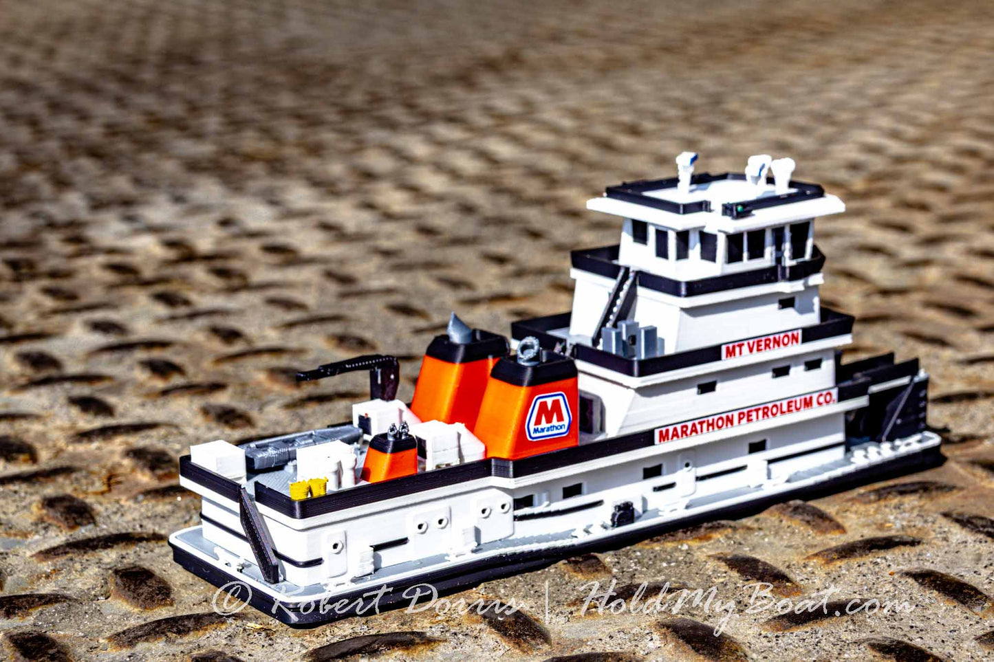 MV Mt Vernon Towboat Model