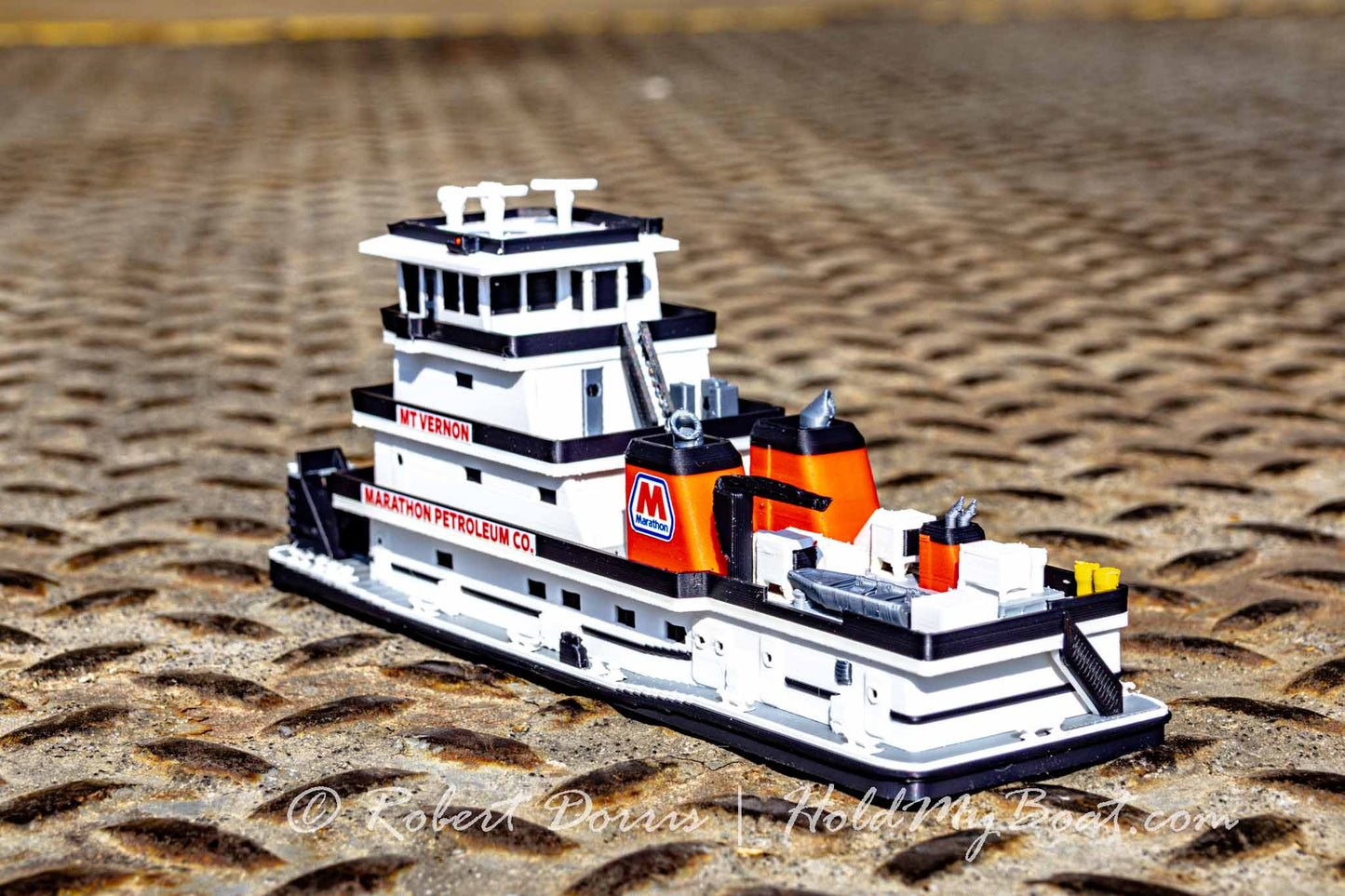 MV Mt Vernon Towboat Model