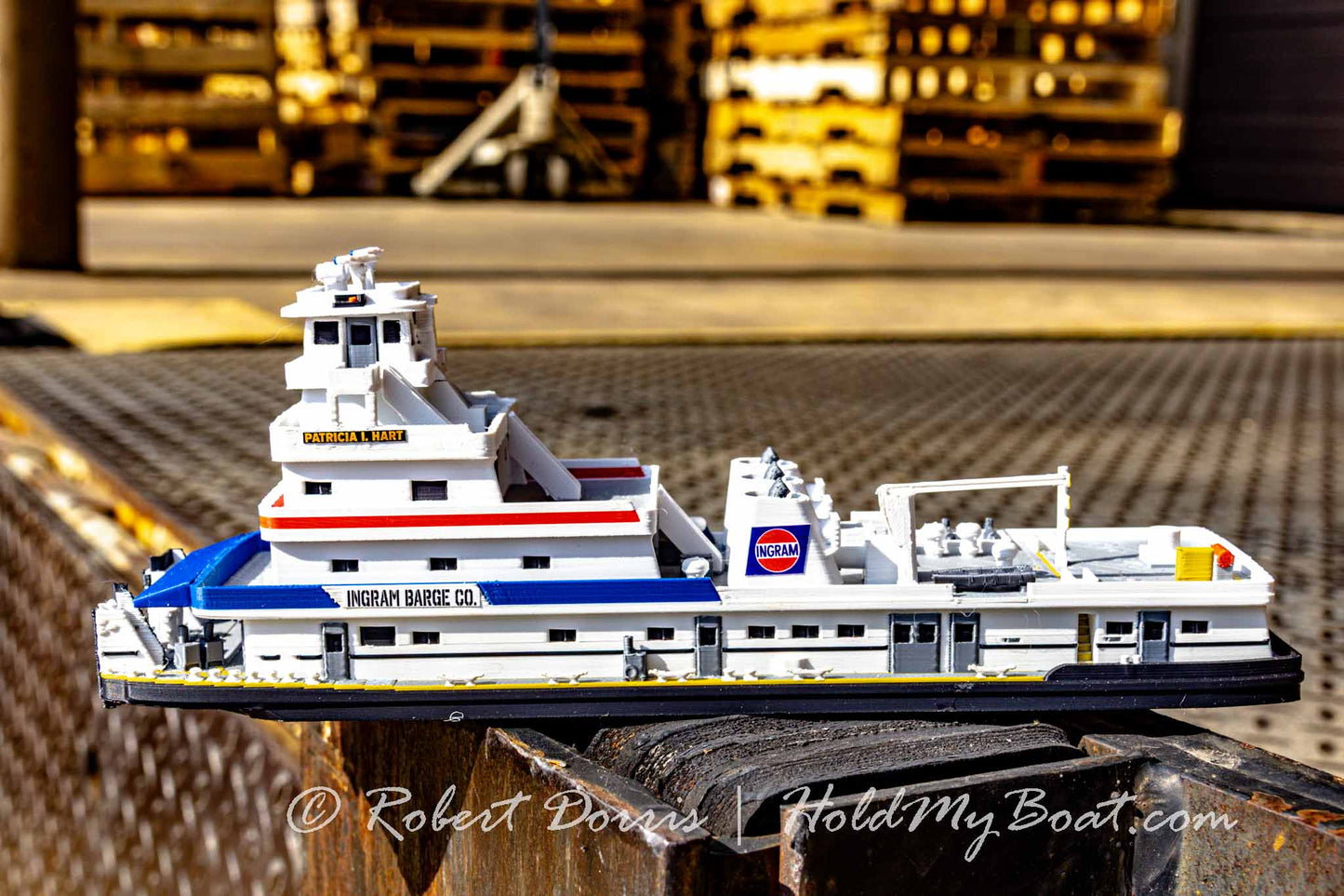 MV Patricia I. Hart Towboat Model