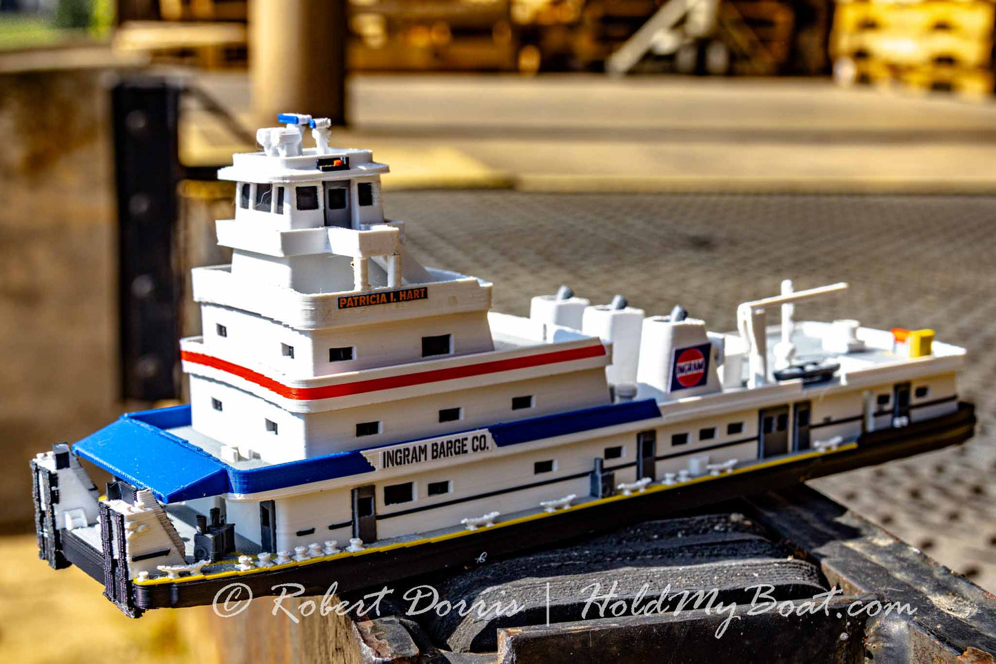 MV Patricia I. Hart Towboat Model