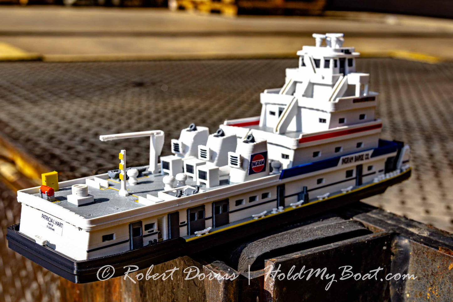 MV Patricia I. Hart Towboat Model