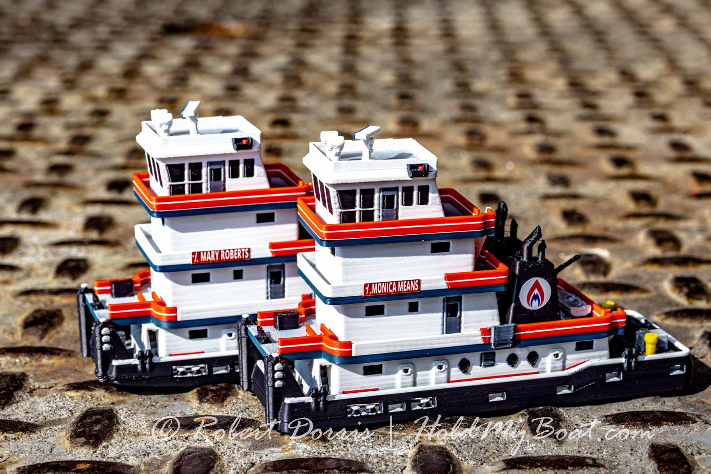 M/V Mary Roberts Towboat Model