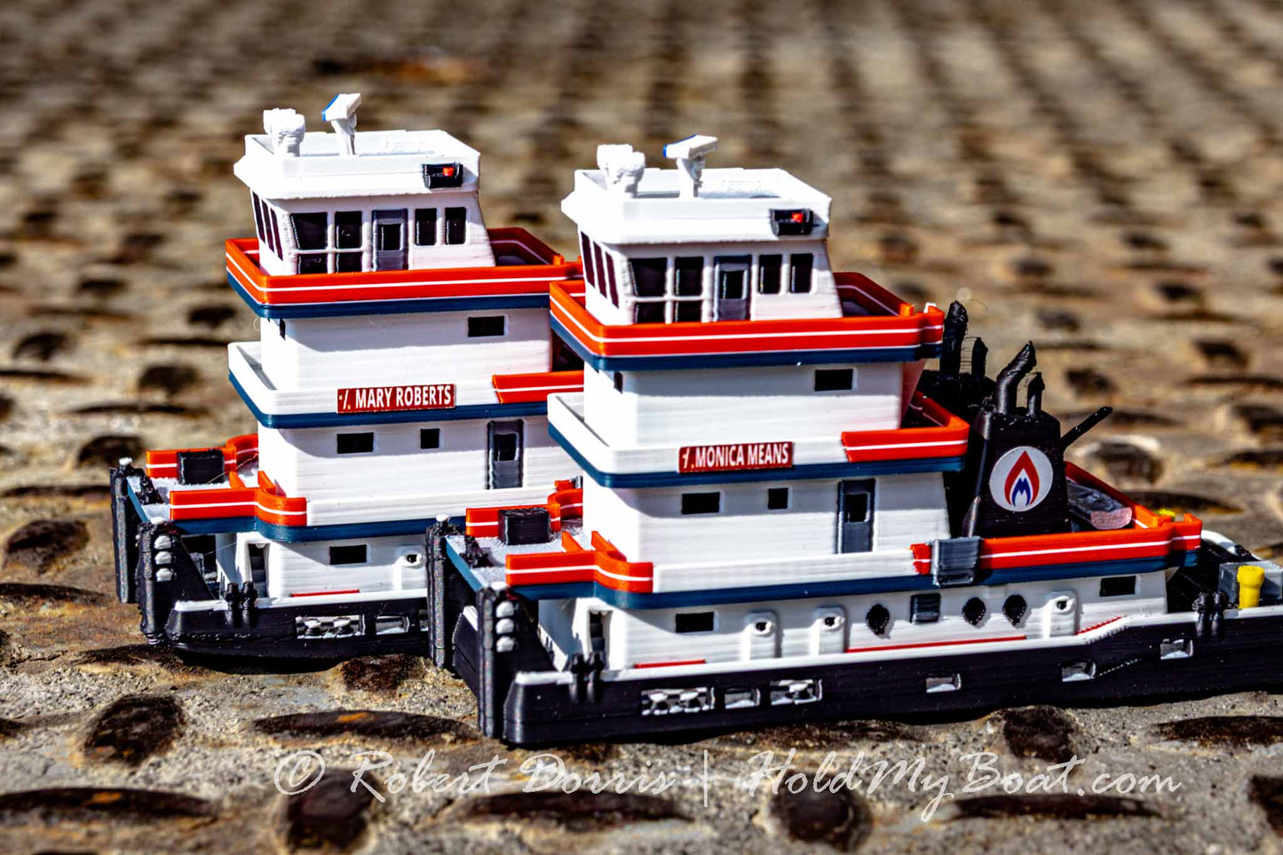 M/V Mary Roberts Towboat Model