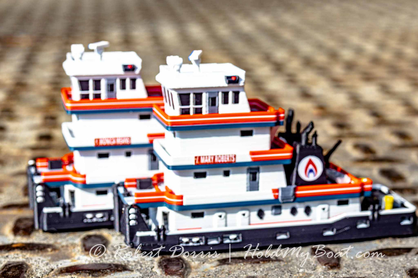 M/V Mary Roberts Towboat Model