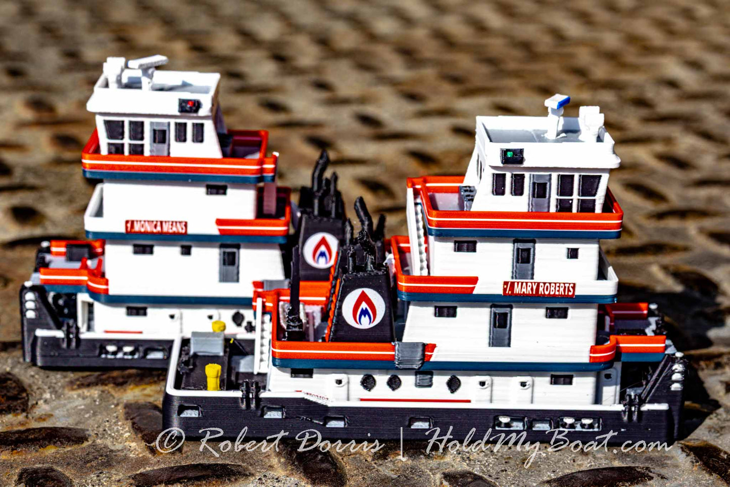 M/V Mary Roberts Towboat Model