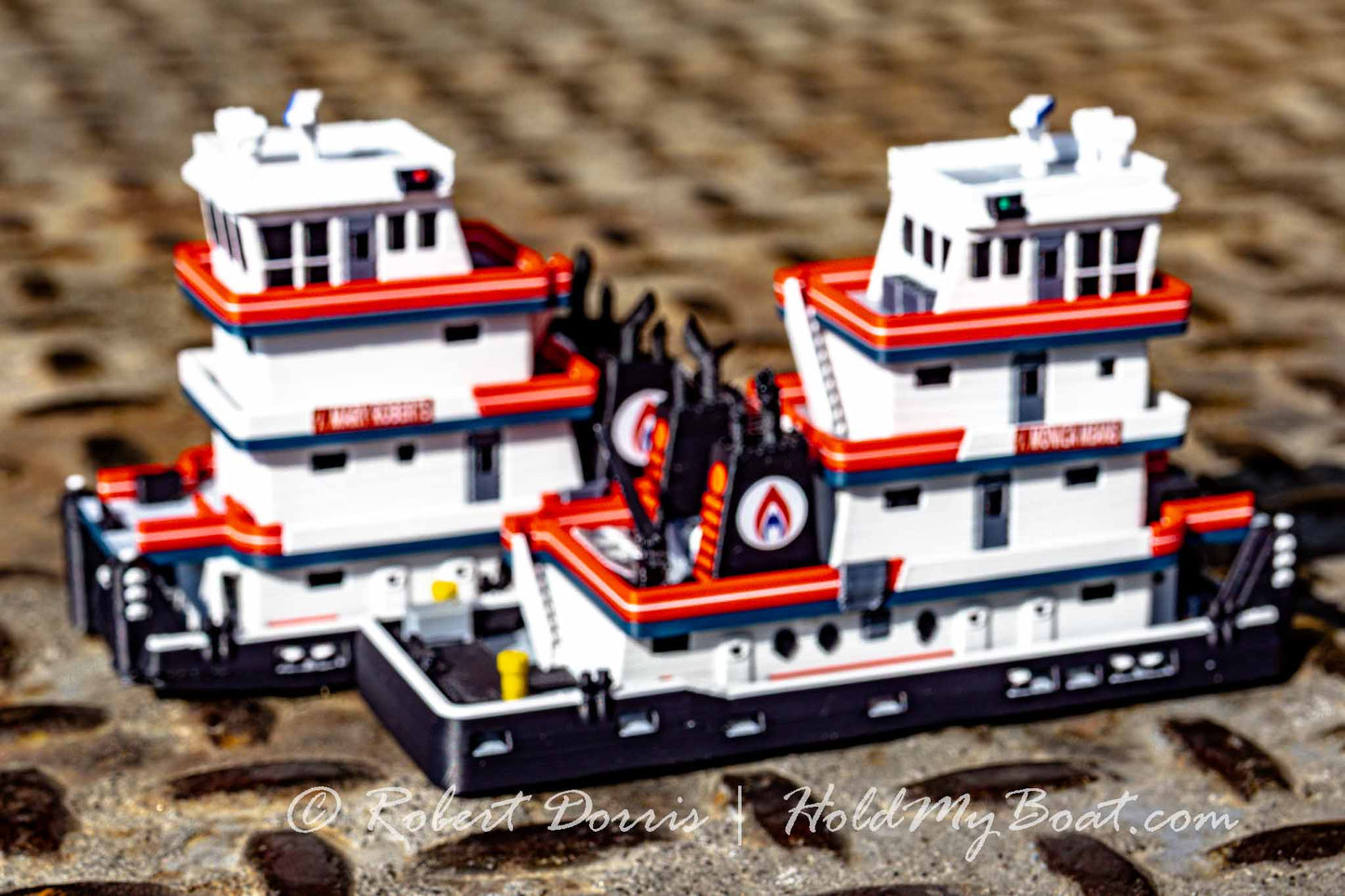 M/V Mary Roberts Towboat Model
