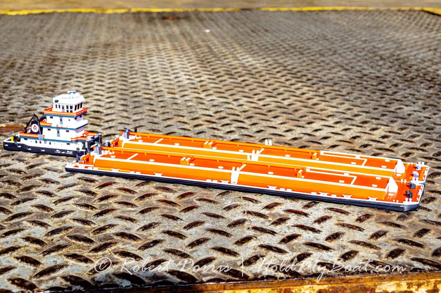 M/V Mary Roberts Towboat Model
