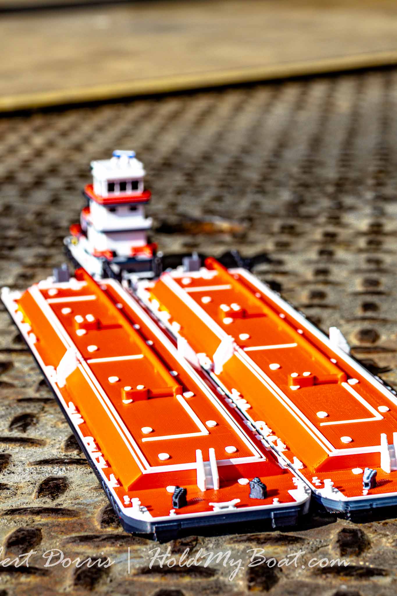 M/V Mary Roberts Towboat Model