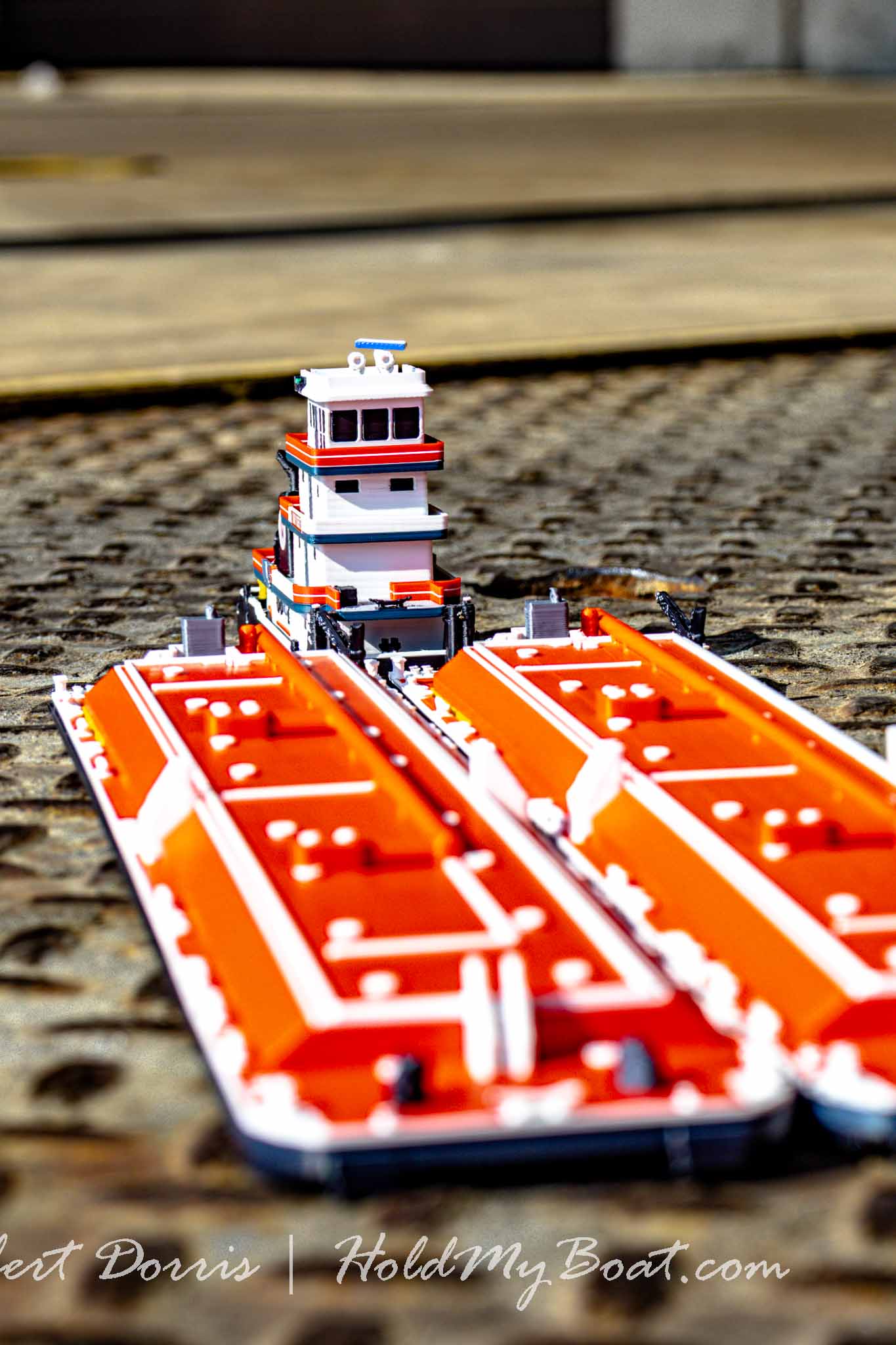M/V Mary Roberts Towboat Model