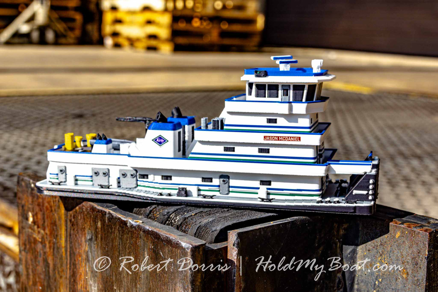M/V Jason McDaniel Towboat Model