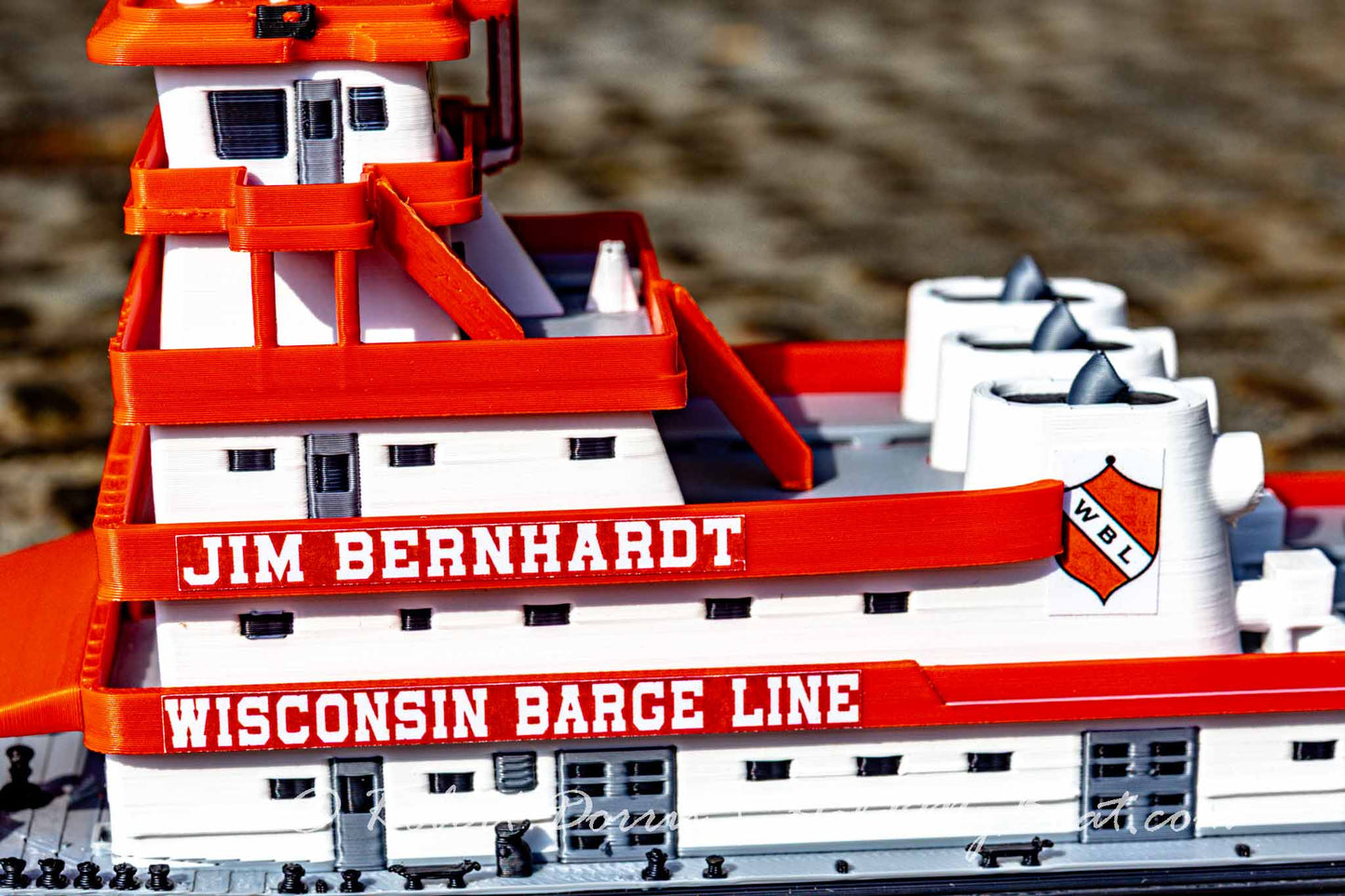 M/V Jim Bernhardt & Ray A. Eckstein WBL Towboat Model(s)