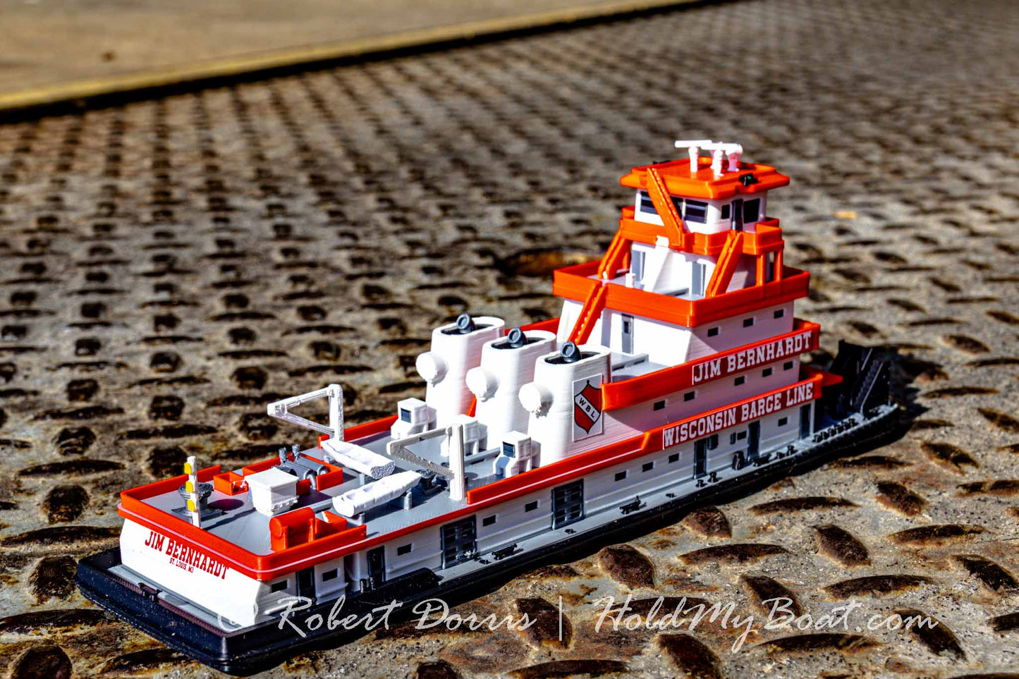 M/V Jim Bernhardt & Ray A. Eckstein WBL Towboat Model(s)