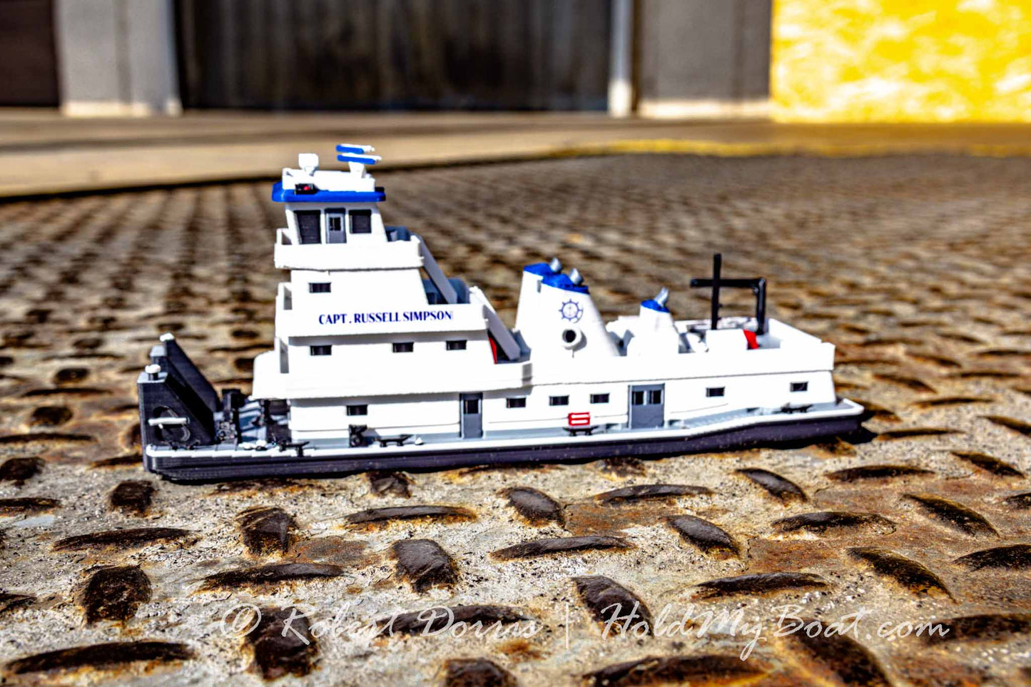 M/V Capt. Russell Simpson Towboat Model