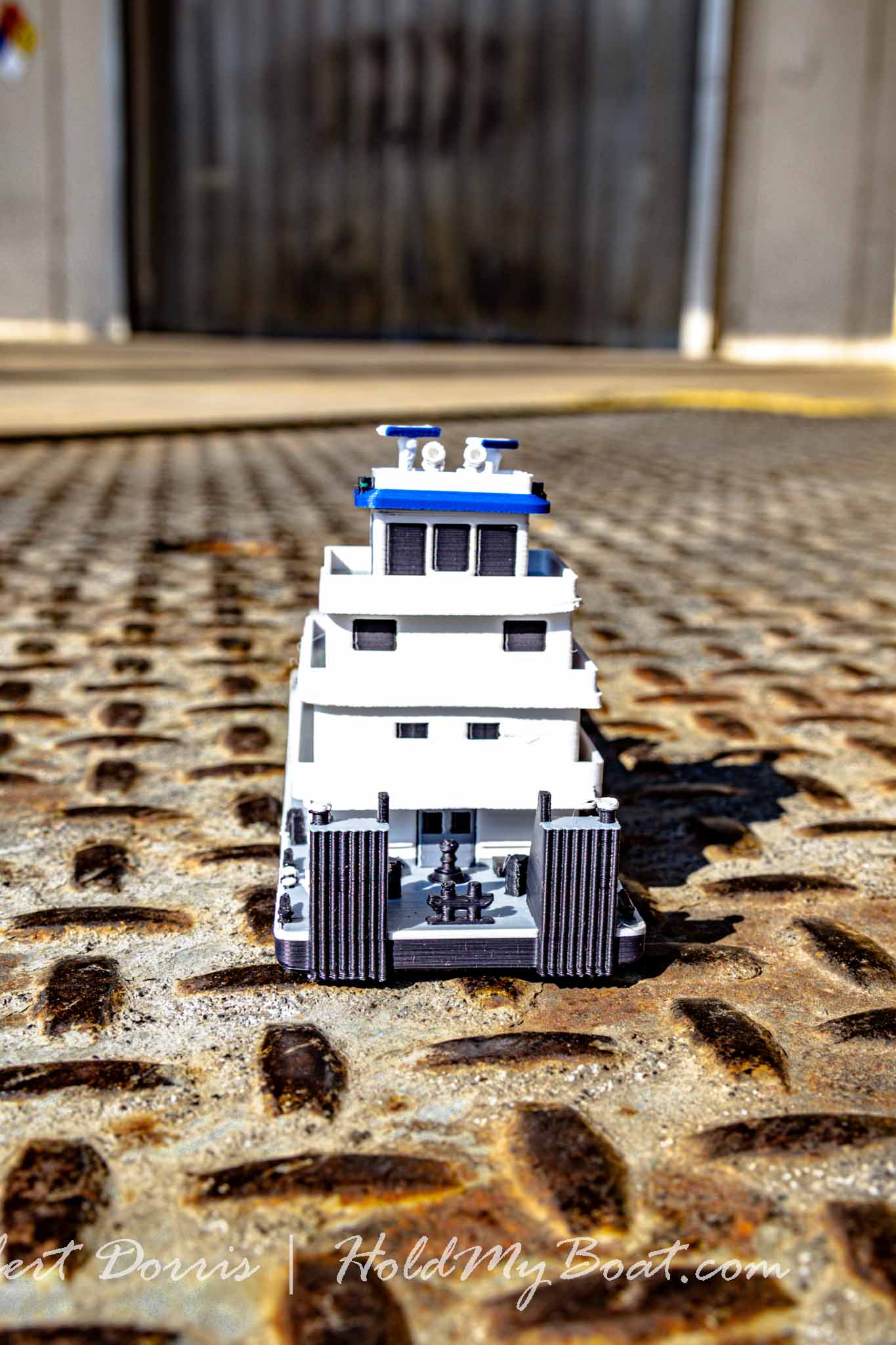 M/V Capt. Russell Simpson Towboat Model